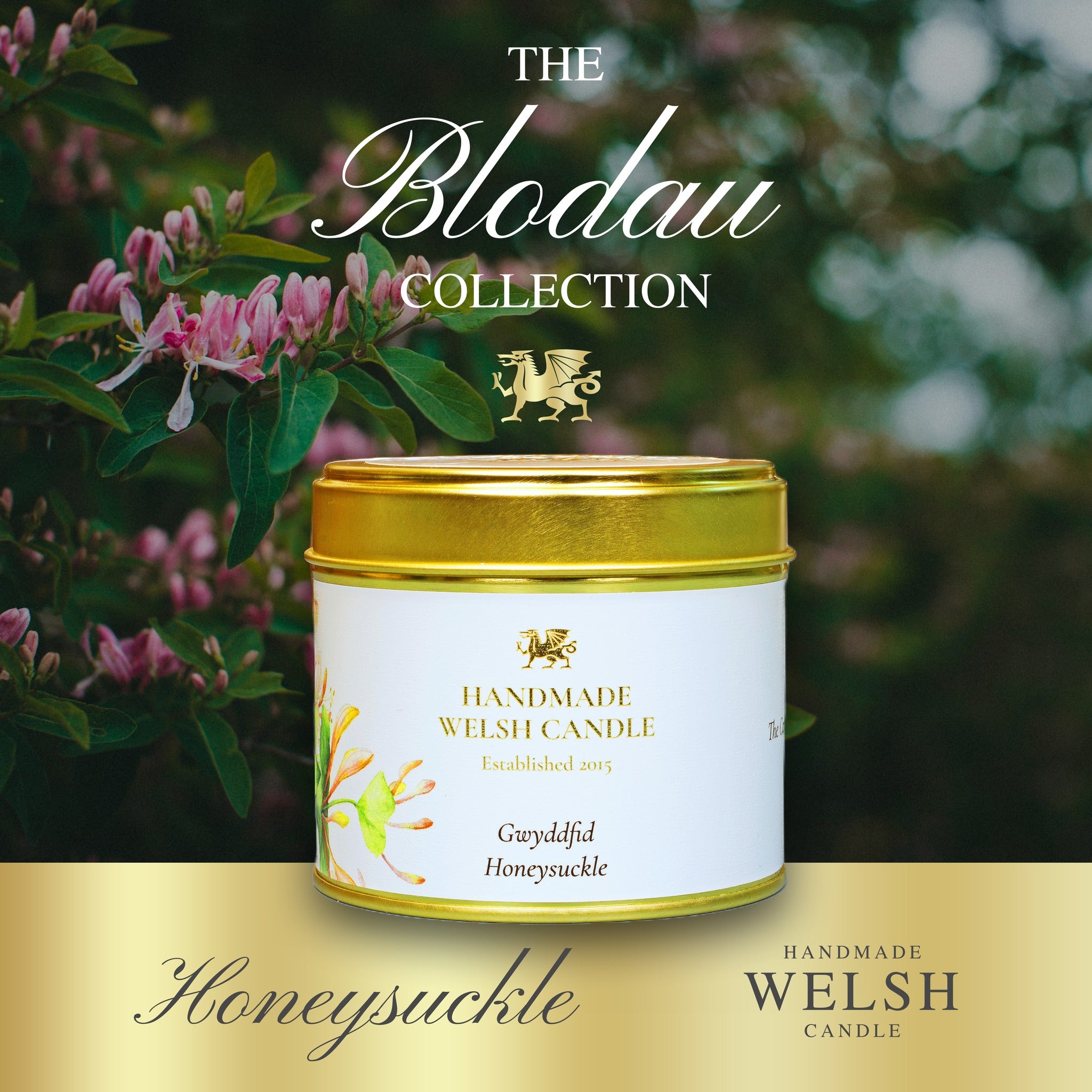 Honeysuckle Tin Candle
