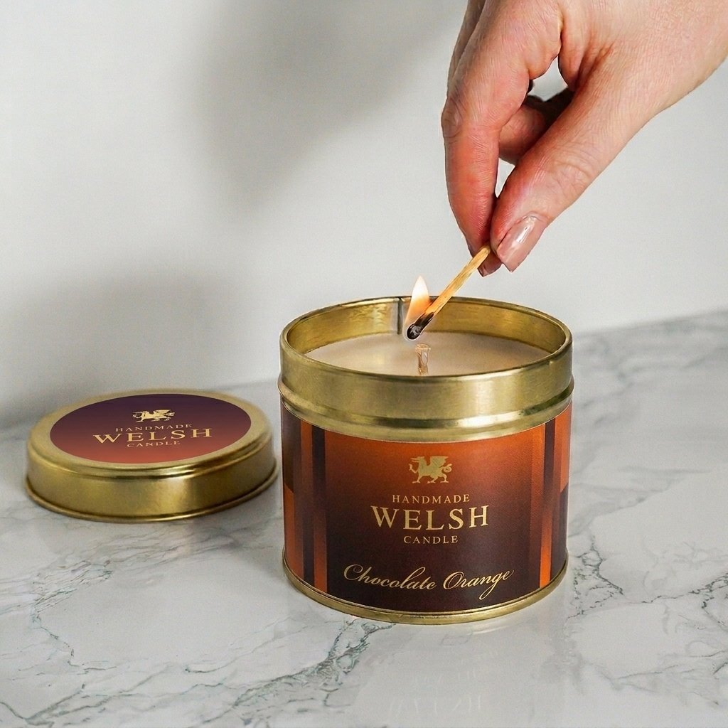 Chocolate Orange Tin Candle