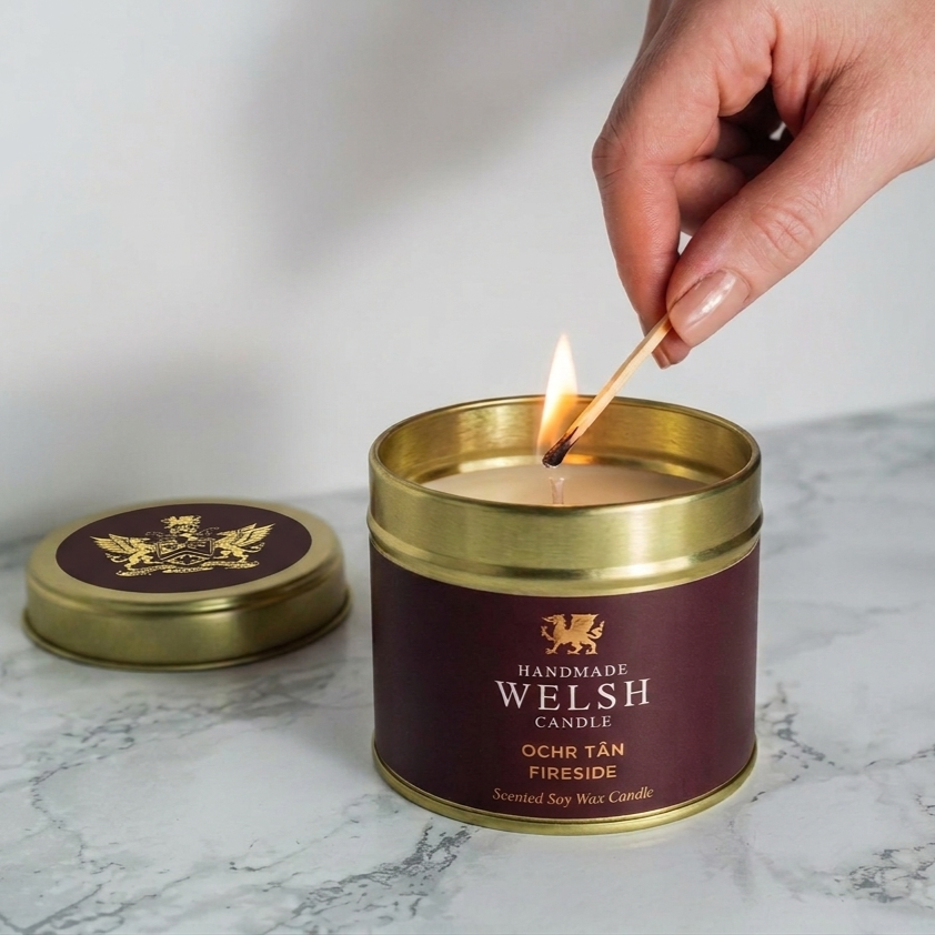 Fireside Tin Candle